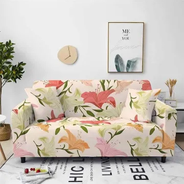 3 seater printed sofa cover